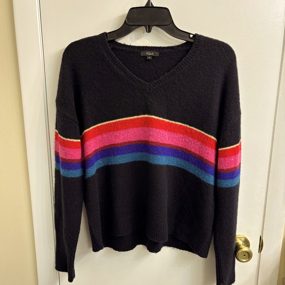 Rails Gracie stripe wool blend sweater